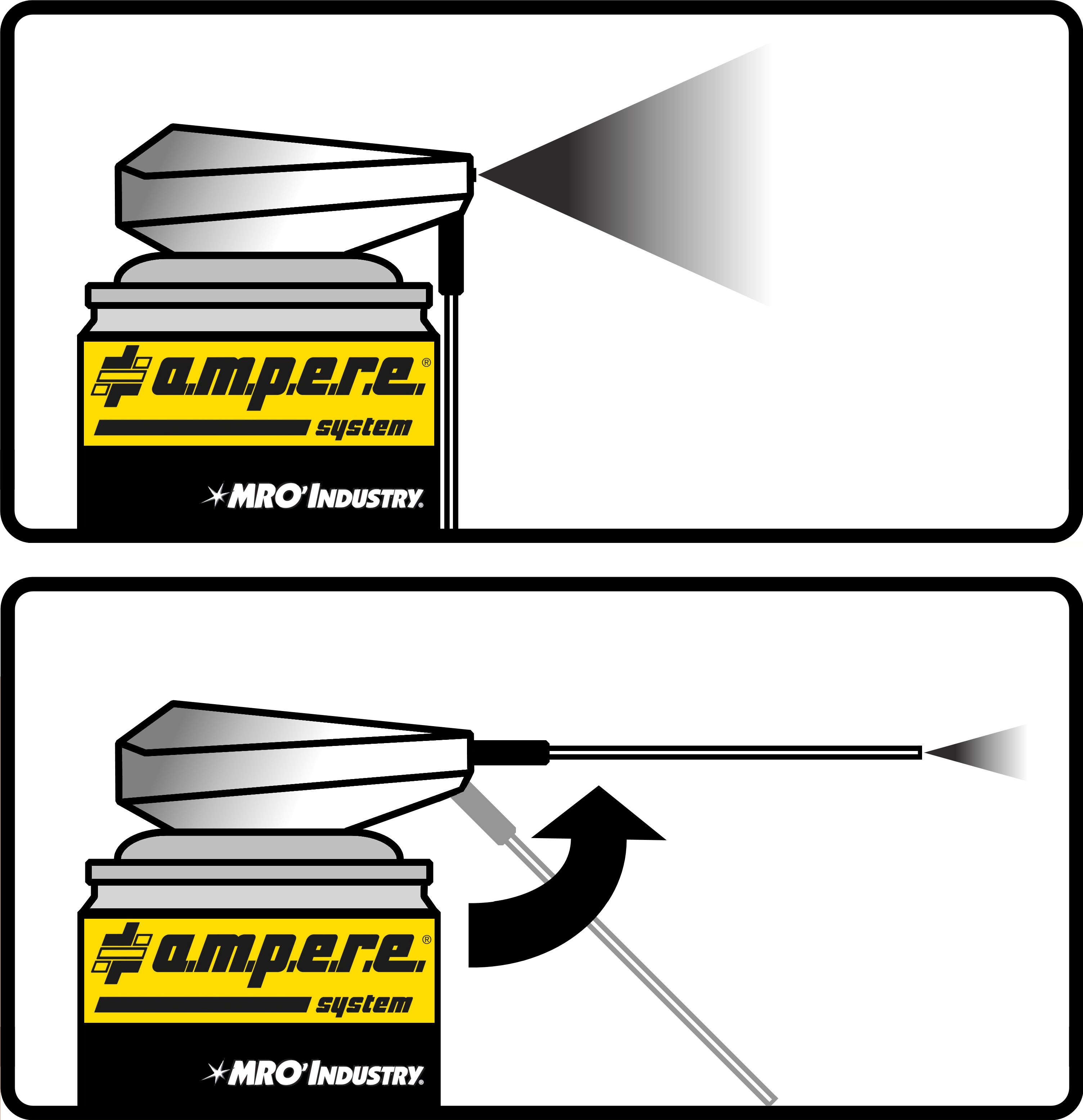 Aerosol con difusión larga y precisa