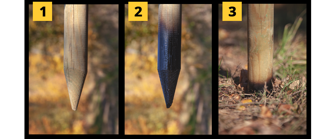 Aplicación Aerosol Bituminoso Estacas