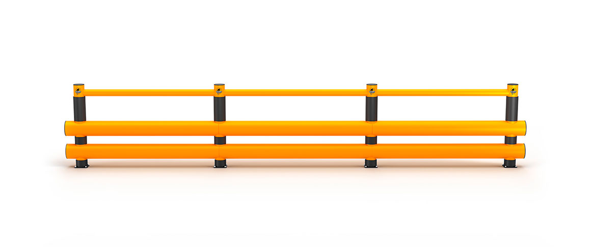 Barrera peatonal doble parachoques RACK MAMMUT