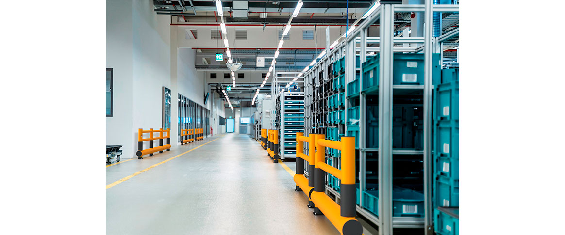 Barrera peatonal con parachoques RACK MAMMUT