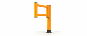 Puerta de seguridad pivotante